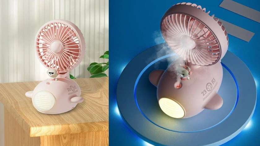 Aircraft Humidifier Fan (Pink)