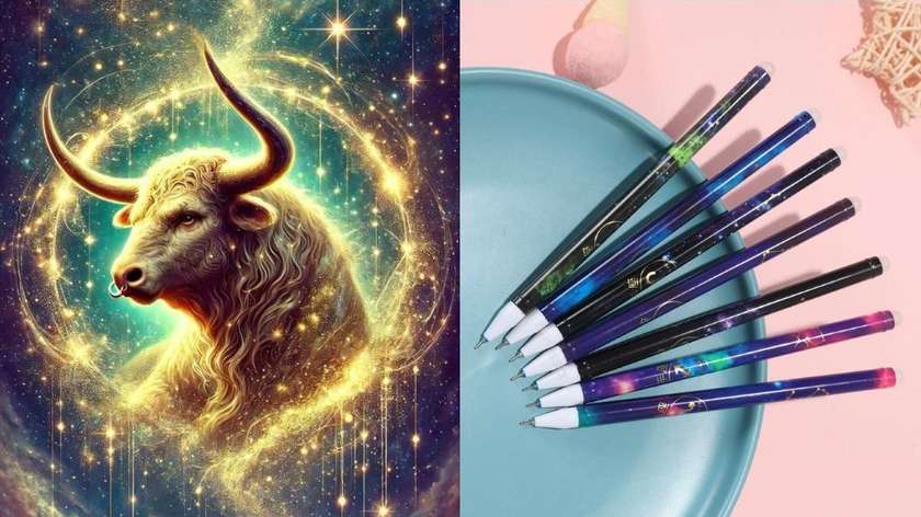 Cosmic Taurus Zodiac Pen