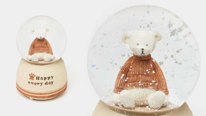 Teddy Bear - Musical Snow Globe (Large)