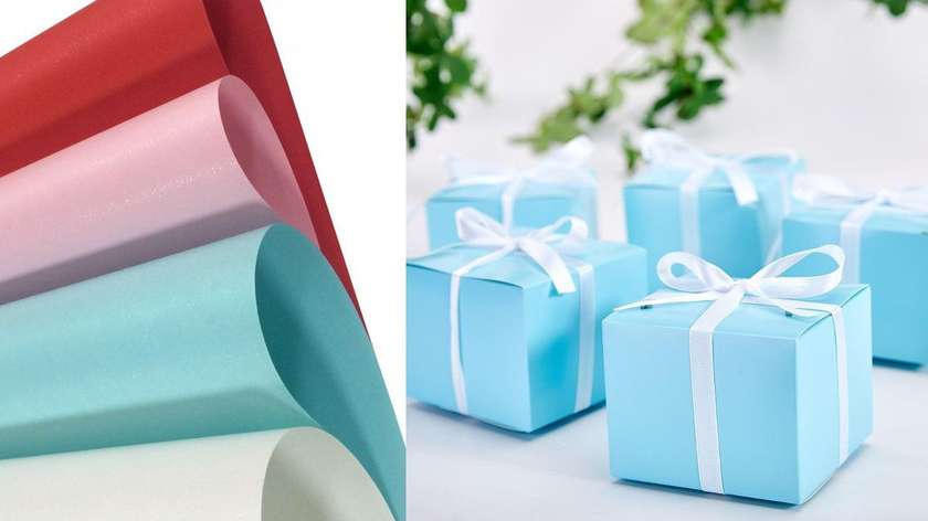 Light Blue Gift Wrapping Paper