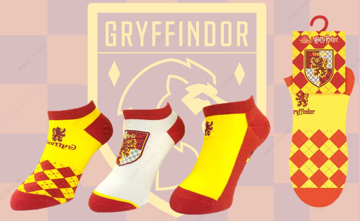 წინდა/Harry Potter Ankle Socks 3 Pairs(Gryffindor)