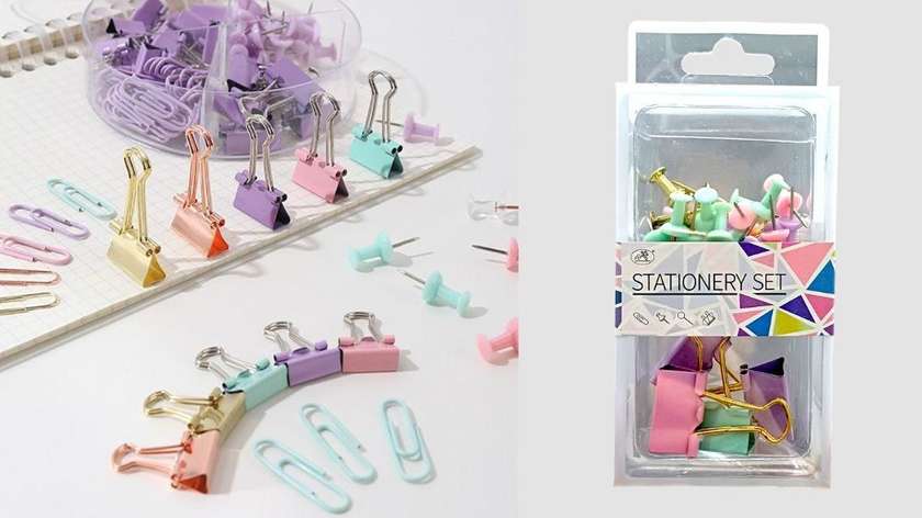 Colored Push Pin Set (30 Pieces)