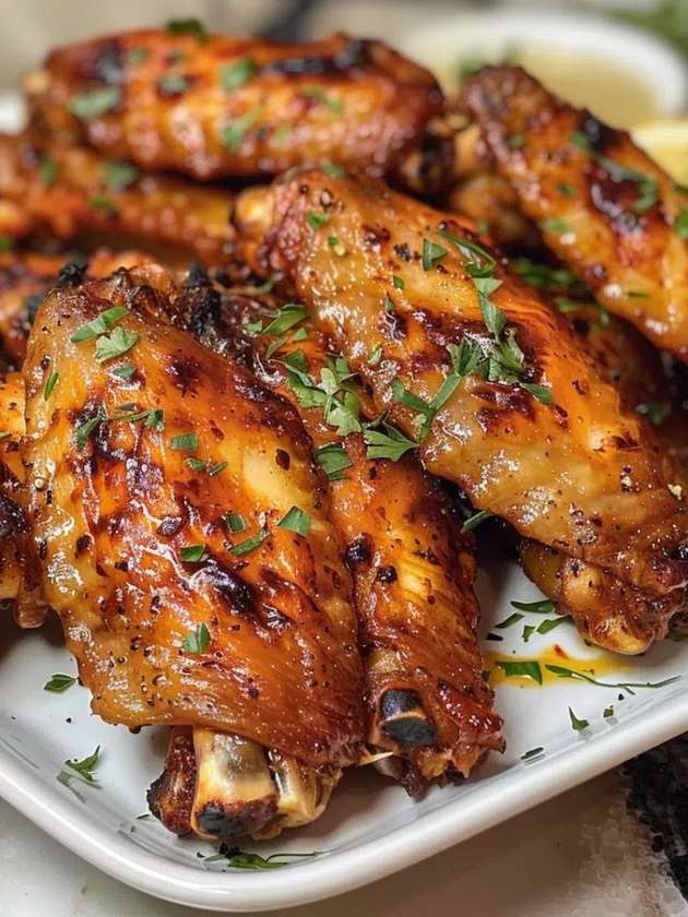 Deep fried turkey wings