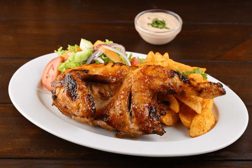 Garlic Mango Chutney Roast Chicken