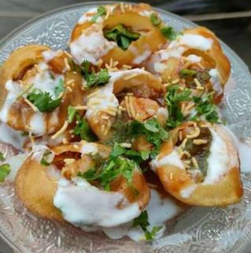Vegetarian  Dahi Poori 9 pcs