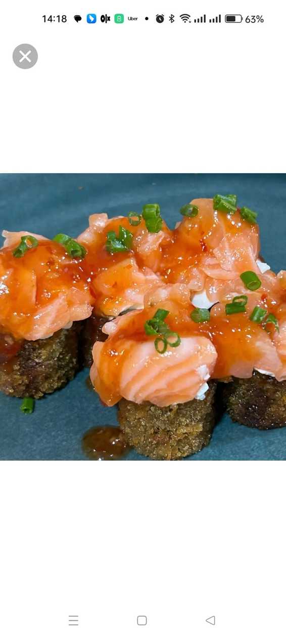 S5 MAKI SALMAO FRITO COM SALMAO