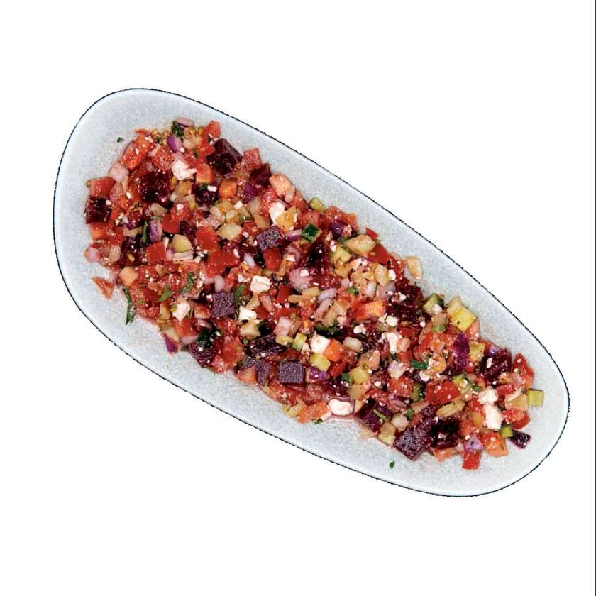 Pancarlı Peynirli Çoban Salata