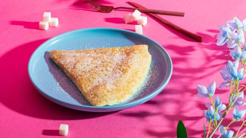 Crepe with sugar