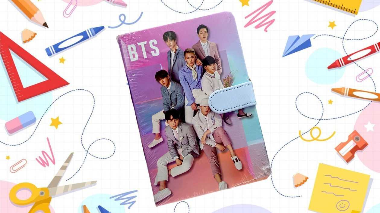 Magnetic Notebook Pink - BTS