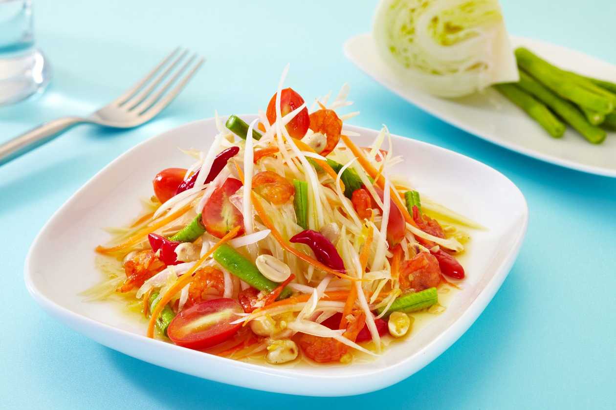 Papaya Salad Thai style (ตำไทย)