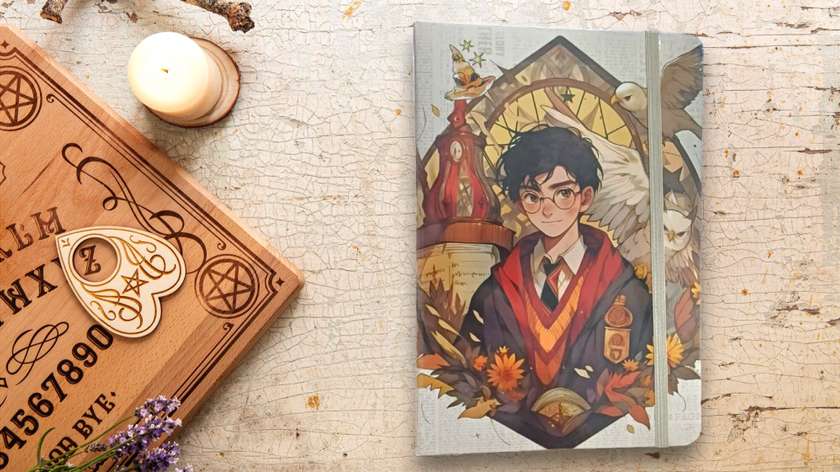Harry Potter Brown Notebook (Hardcover)