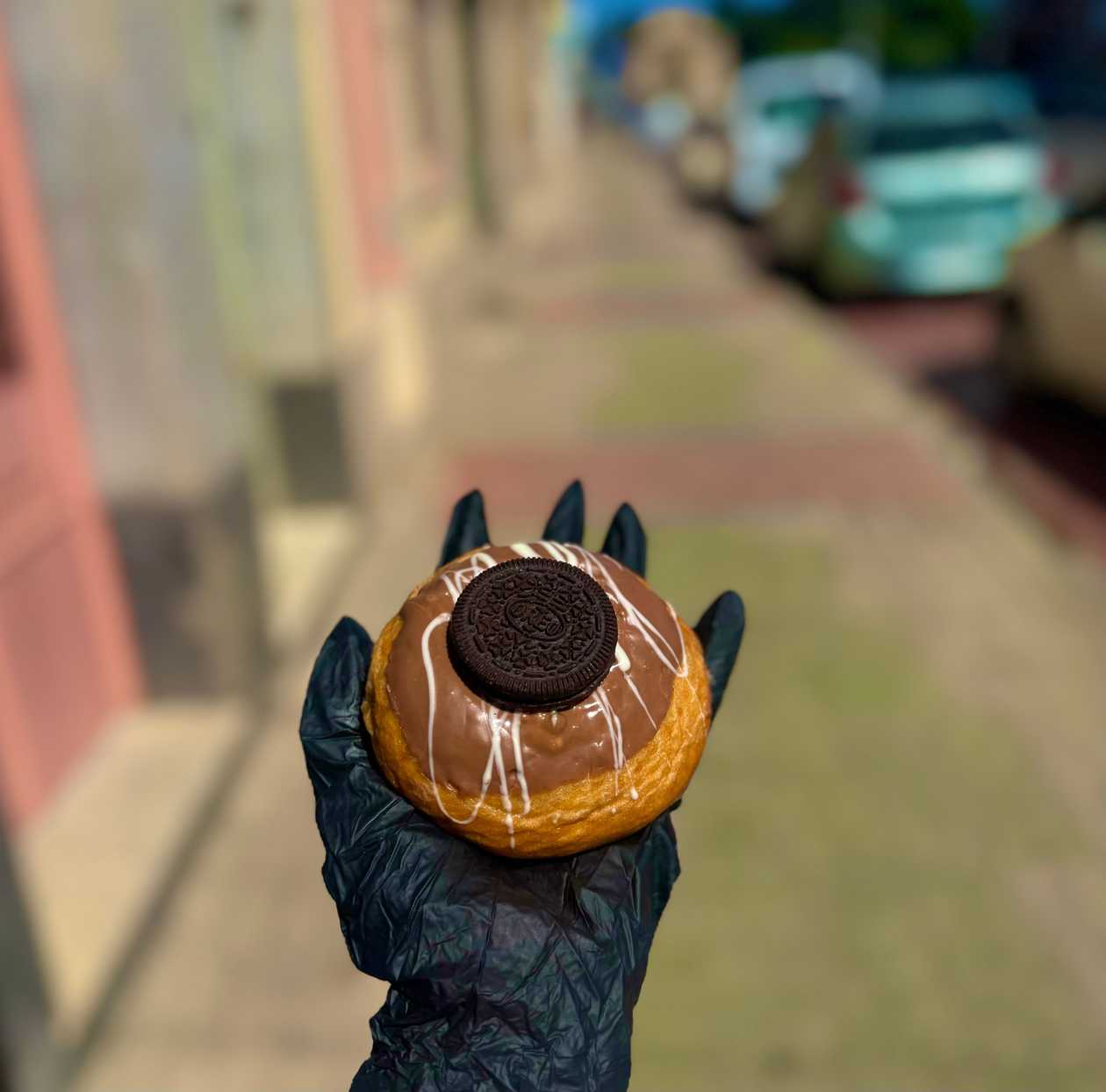 Special Oreo doughnut - With milk choclate 🍩