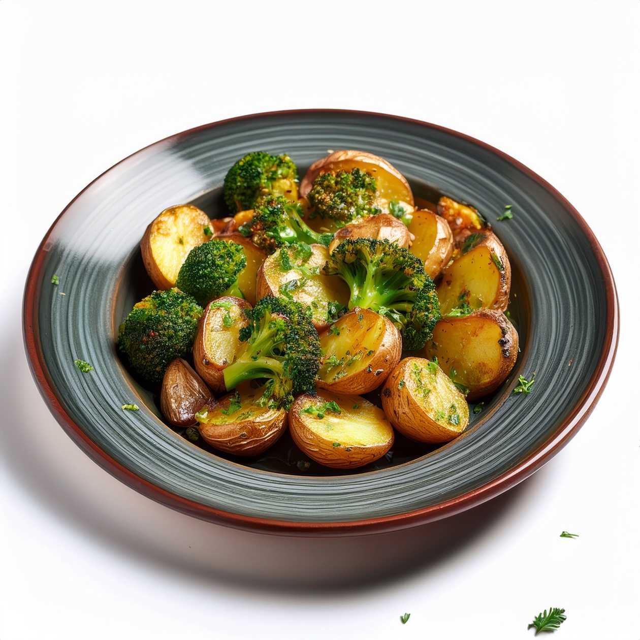 74. Patate al Forno con Broccoli