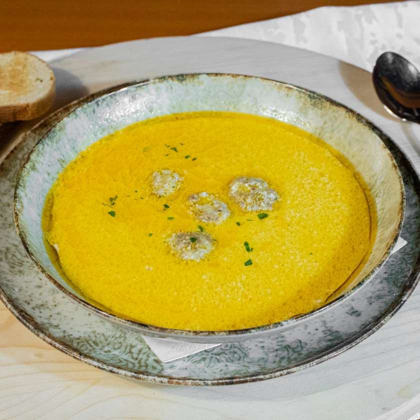 Greek-Style Meatball Soup