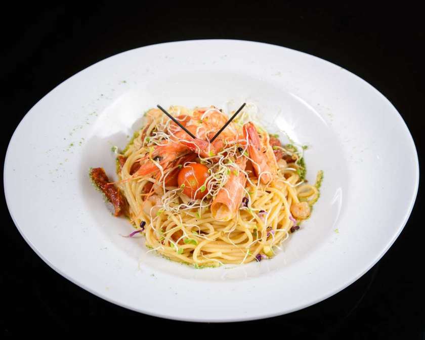SPAGHETTI AGLIO, OGLIO E GAMBERI
