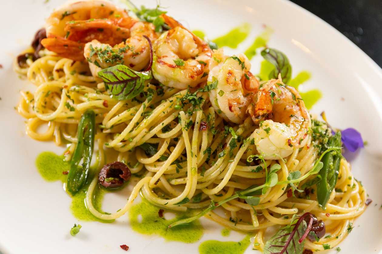 Spaghete A.O.P cu creveti