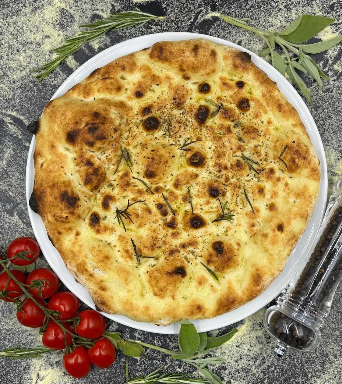 Focaccia with Parmesan
