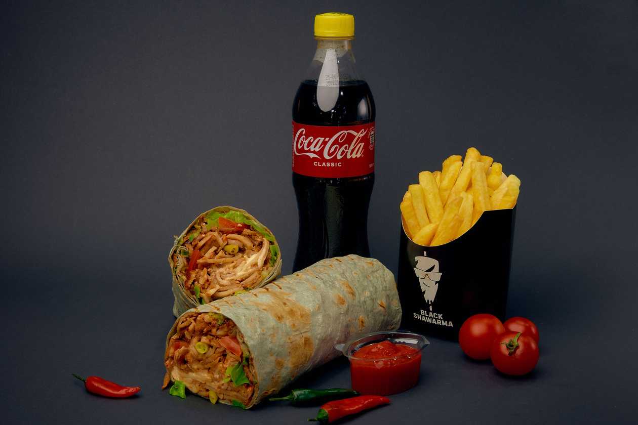 Large Black Menu