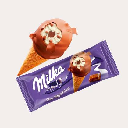 New Milka Chocolate Topped Cone