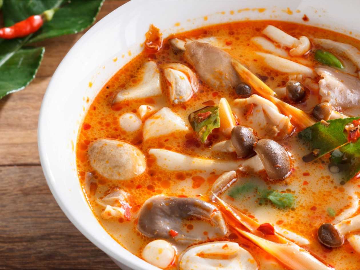 Tom Yum (Vegetarian🌱)(ต้มยำผัก)