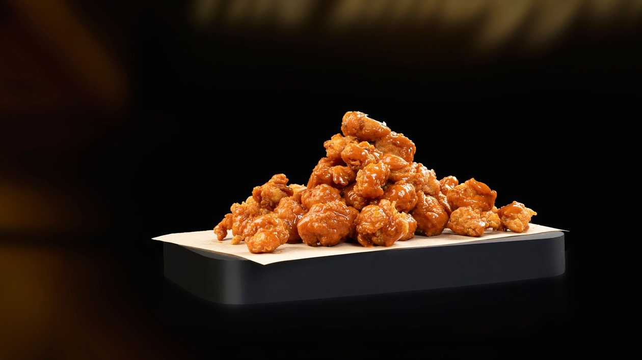 Buffalo popcorn chicken 🌶️