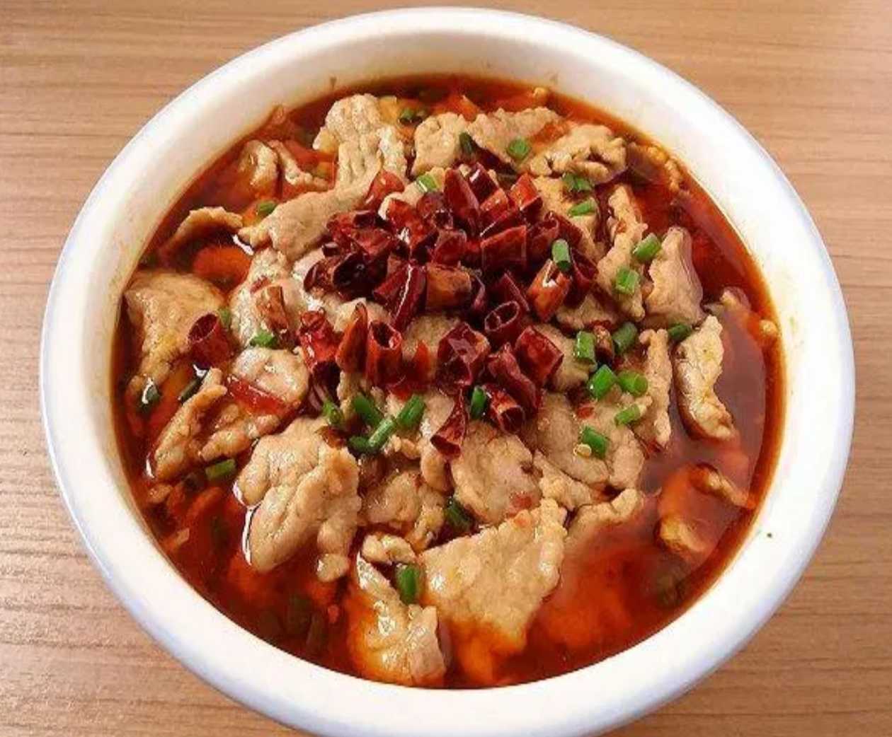 Sliced Pork in hot pot(หมูสไลด์ฮอทพอด)