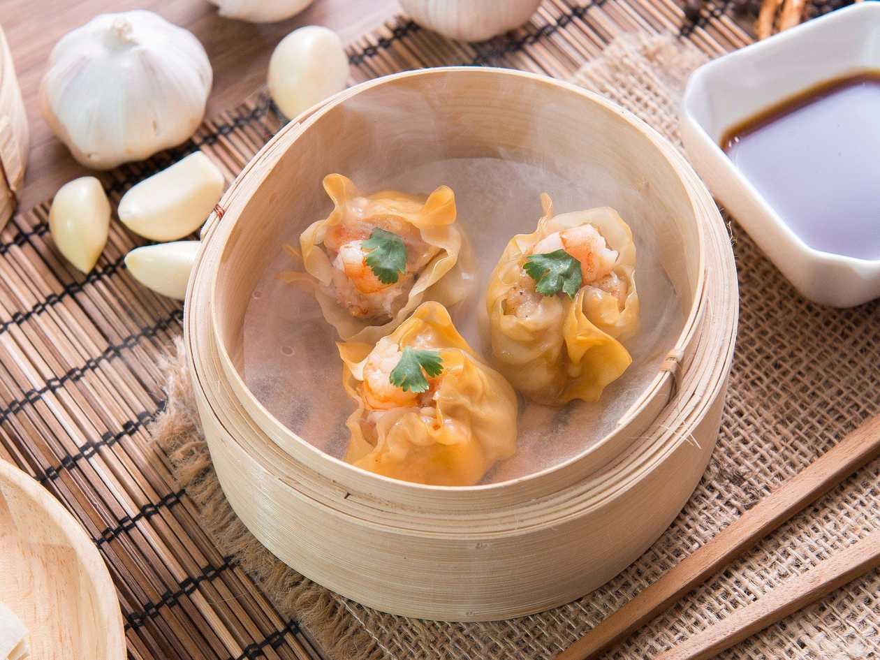 Shrimp Dumplings(ขนมจีบกุ้ง)