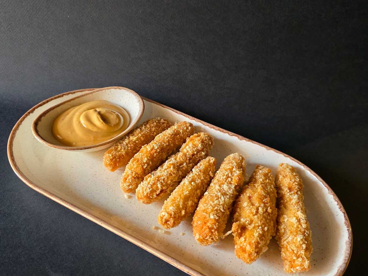 Chicken Strips with BBQ Sauce