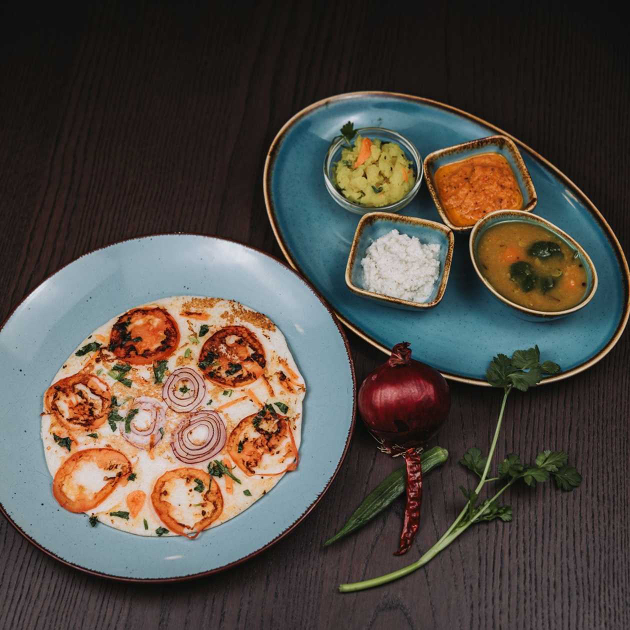 Mix Veg Dosa ( Uttapam )