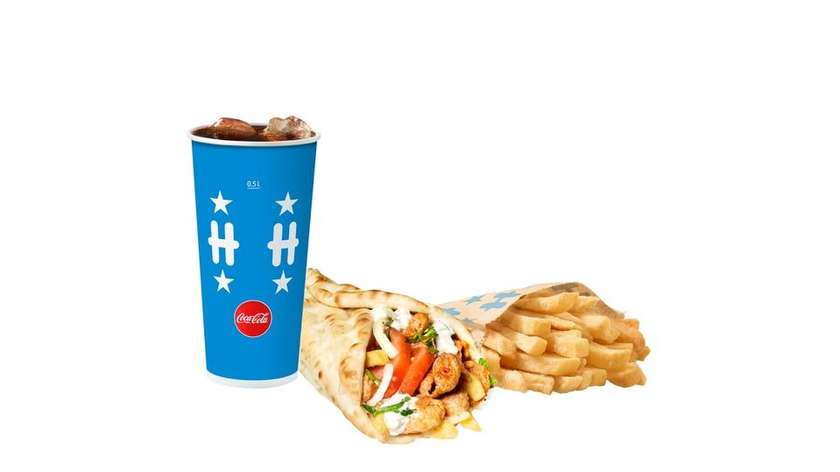 Large Soygyros-menu