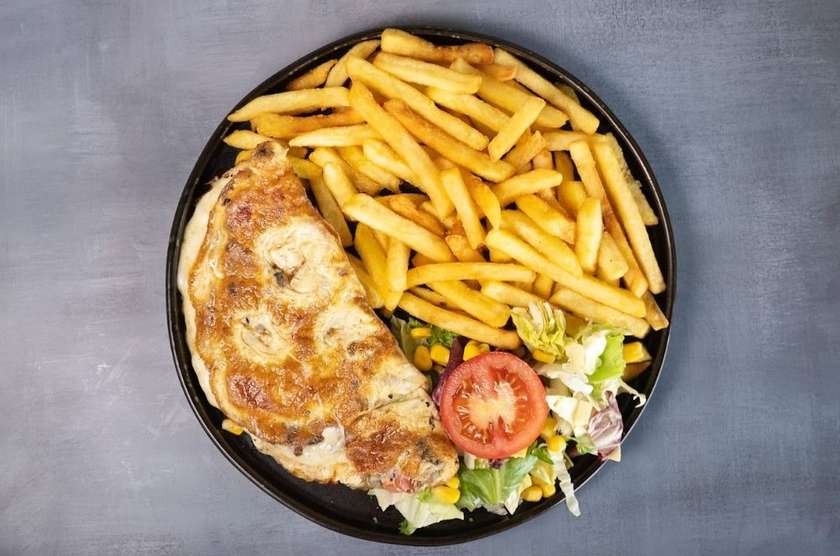 Bacon 'n' Mozzarella Omelette