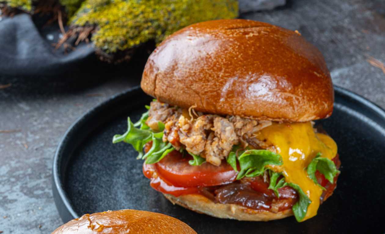 Burger rebitud sealihaga