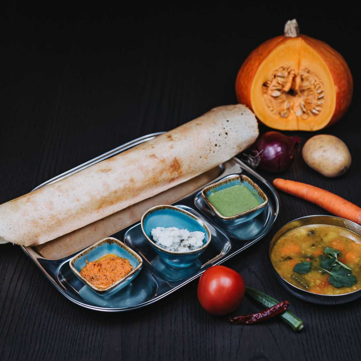 Plain paper dosa