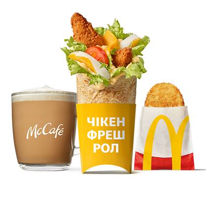 CHICKEN FRESH WRAP MENU