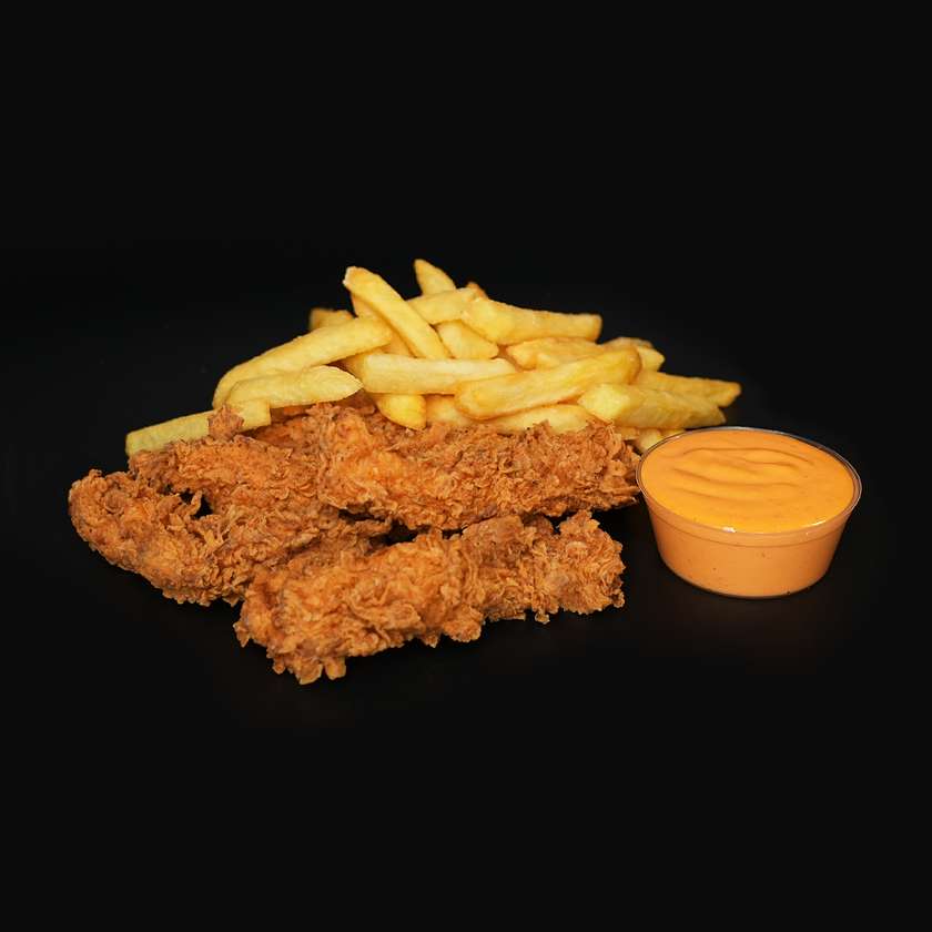 Menu 3 Crispy + Fries + 1 Sauce