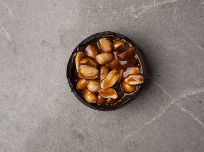 Tarta Snickers vegan