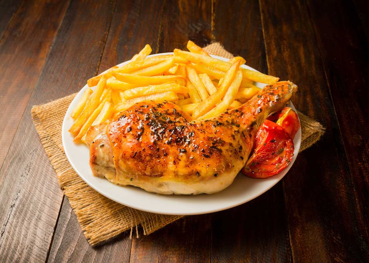 Fries & Chicken Thigh (Medium)