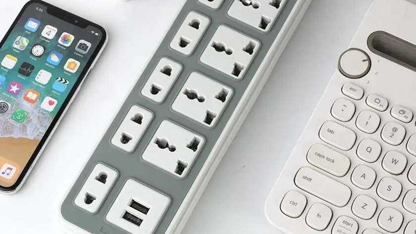 9პორტიანი+2USB დენის დამაგრძელებელი/9 Outlets Socket+2USB