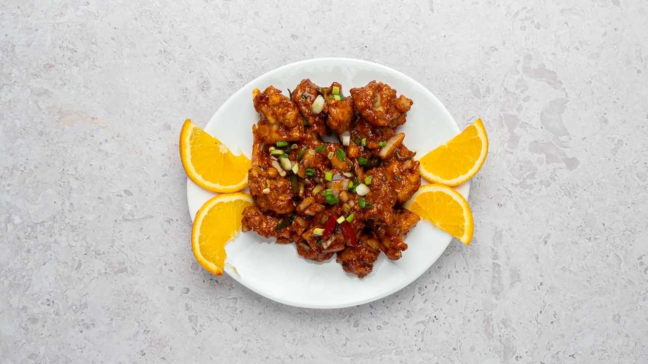 Crispy Chicken With Celery