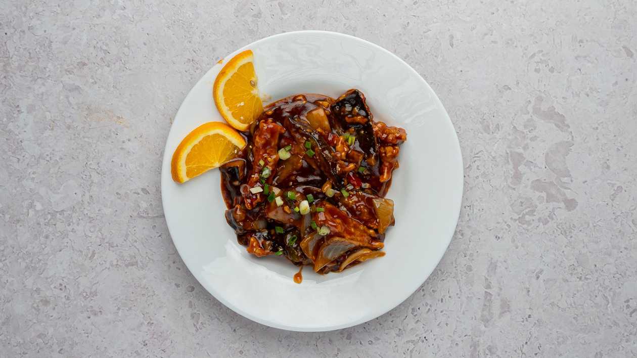 Wok Eggplant With Sweet Chili