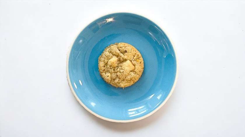 White Chocolate and Pistachio Cookie