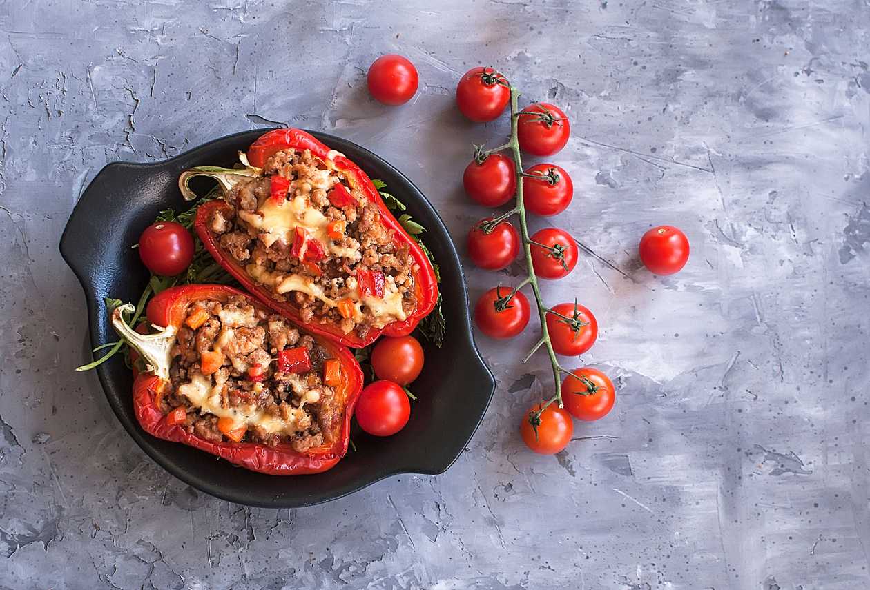 Peppers Stuffed with Minced Meat