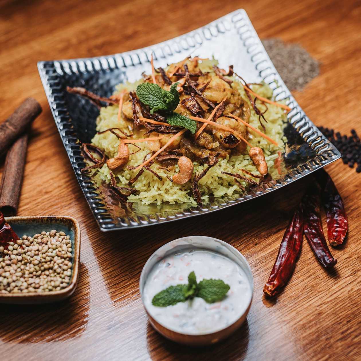 Lamb biryani