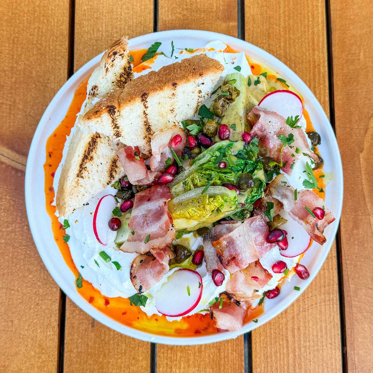 Copy of Labneh with charred romaine lettuce in browned butter Meat