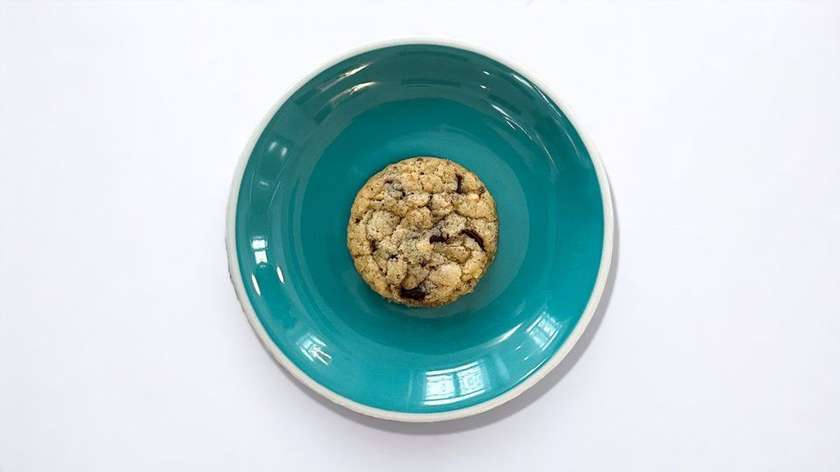 Dark Chocolate and Hazelnut Cookie
