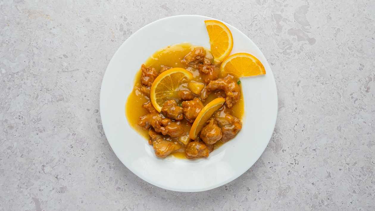 Crispy Chicken In Orange Sauce