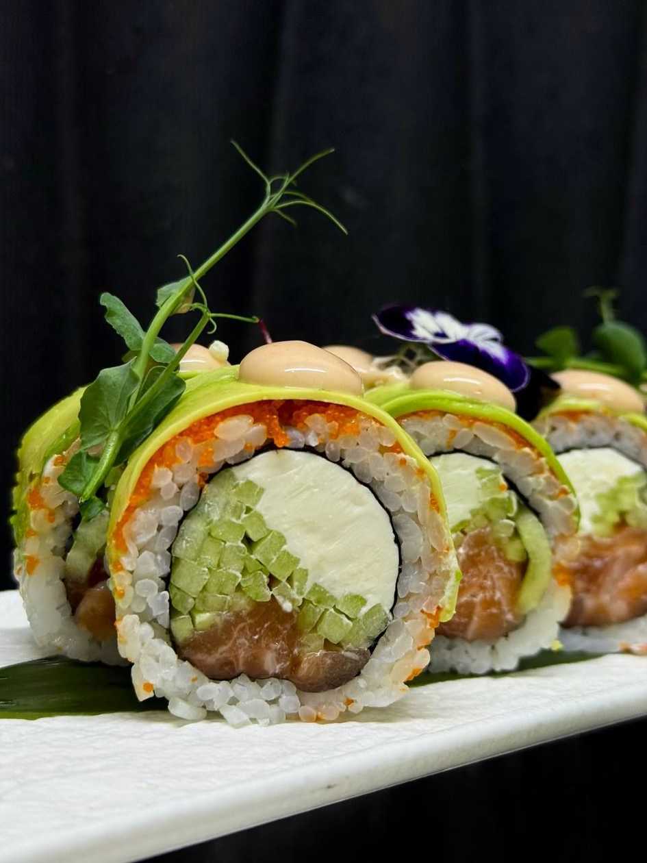 California Roll with Lightly Salted Salmon
