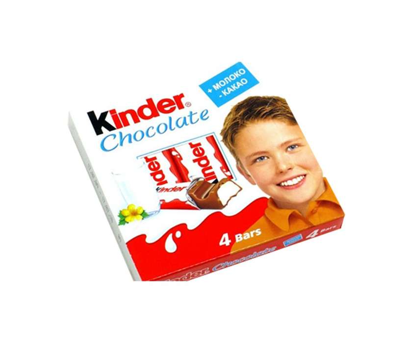 Шоколадний батончик Kinder Т4 50г(4020)