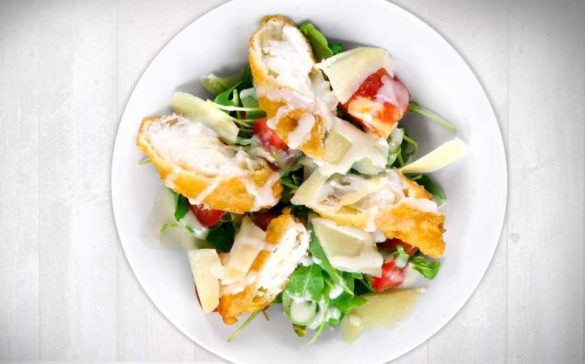 Arugula salad with fish (300g)