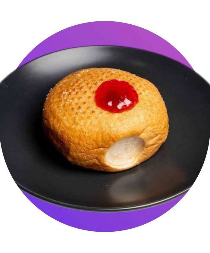 ( VEGAN ) classic Jam Doughnut 🍓